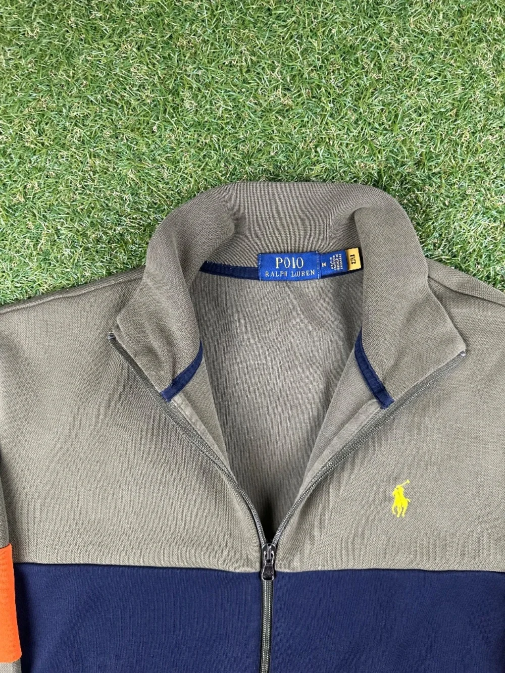 Ralph Lauren knit zip-up track jacket